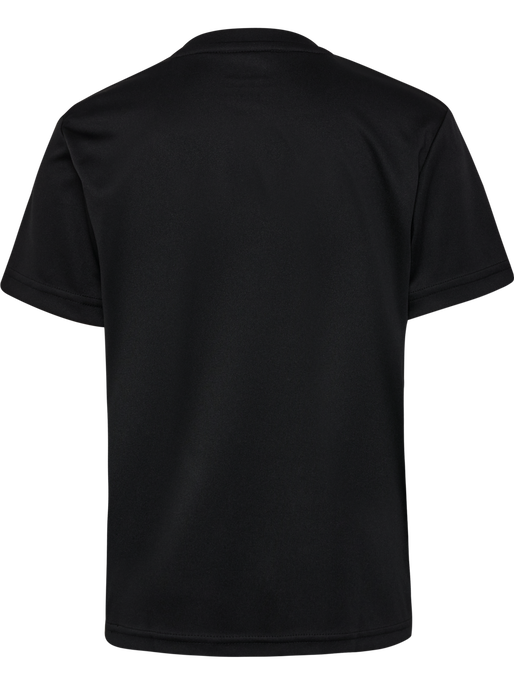 hmlLOGO JERSEY S/S KIDS, BLACK hmlLOGO JERSEY S/S KIDS, BLACK, packshot
