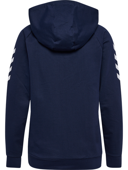 HUMMEL GO COTTON HOODIE WOMAN, MARINE, packshot