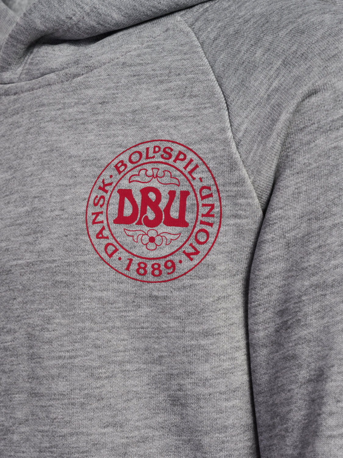 hmlJR REG DBU HOODIE, GREY MELANGE, packshot