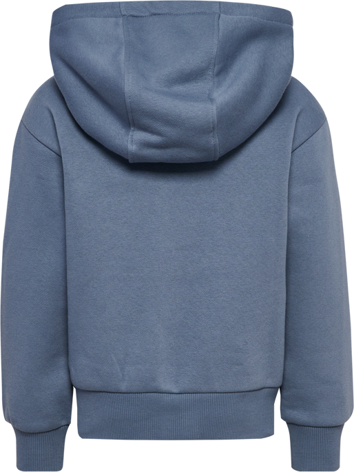 hmlJR LOOSE ZIP HOODIE BEE, FLINT STONE hmlJR LOOSE ZIP HOODIE BEE, FLINT STONE, packshot