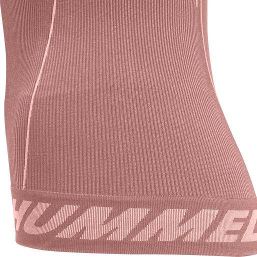 hmlTE CHRISTEL SEAMLESS TOP, WITHERED ROSE, packshot