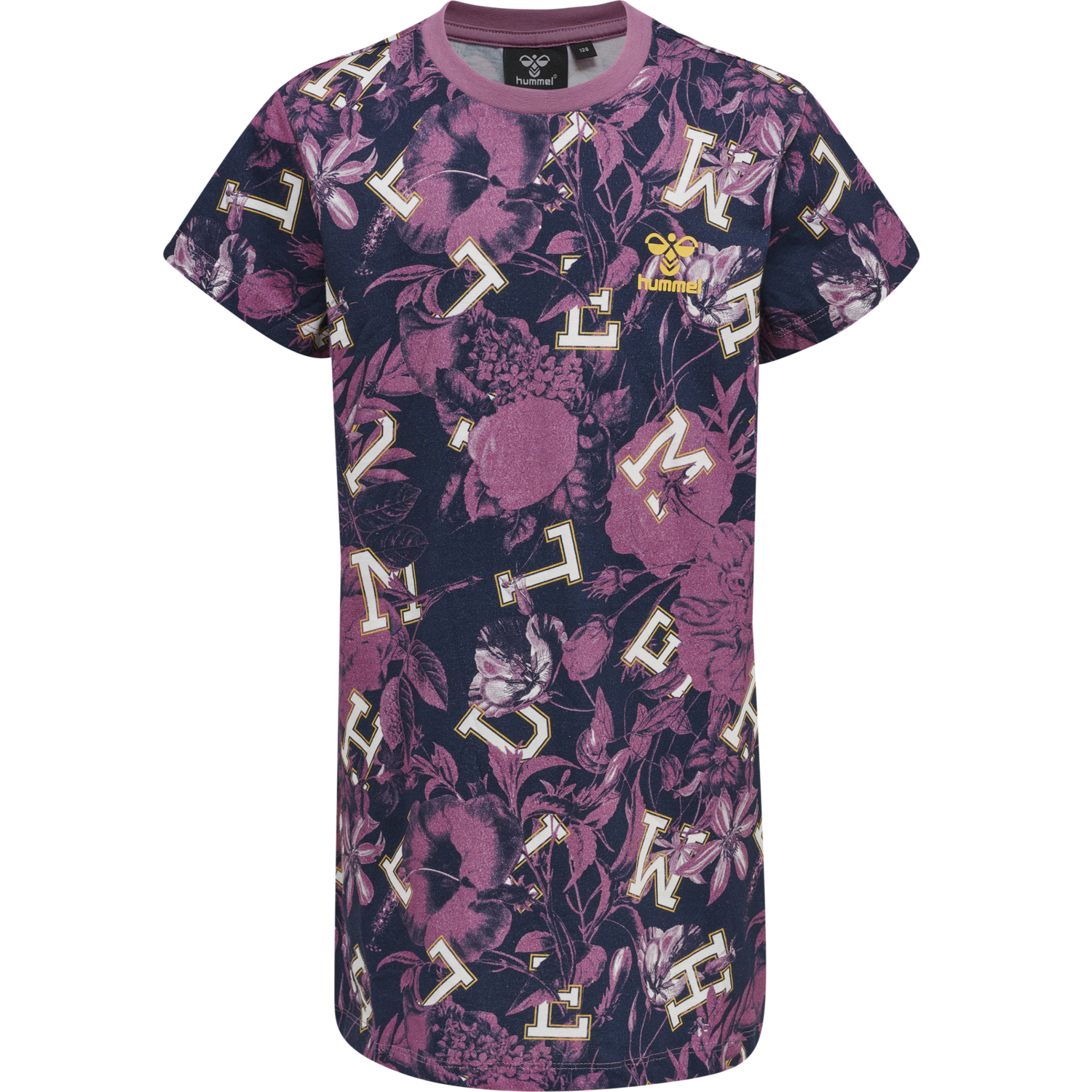 hmlDRAMA T-SHIRT DRESS S/S, BORDEAUX, packshot