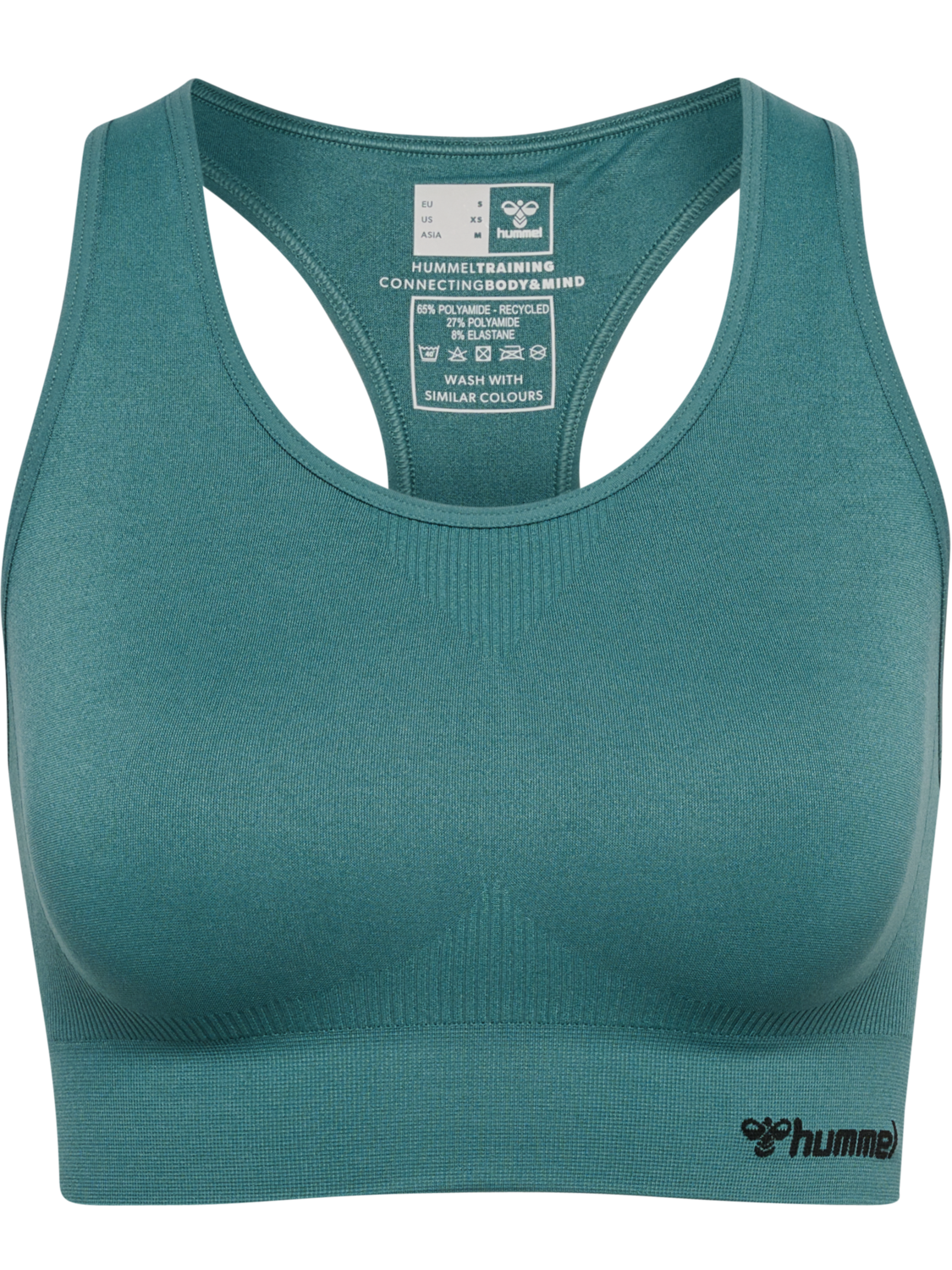 hmlTIF SEAMLESS SPORTS TOP, NORTH ATLANTIC, packshot