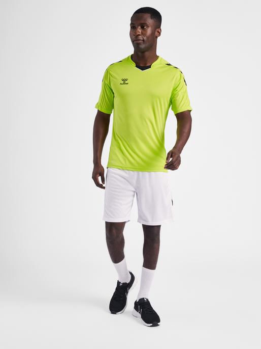hmlCORE XK POLY JERSEY S/S, LIME POPSICLE, model