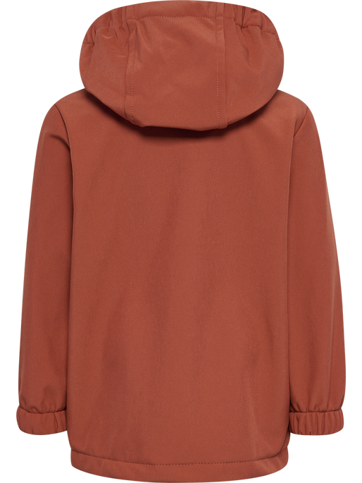 hmlMARS TEX MINI SOFTSHELL JACKET, COPPER BROWN, packshot