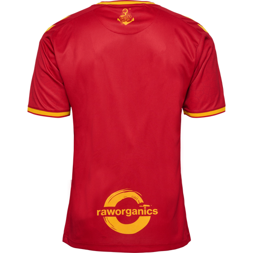 CSC 22/23 HOME JERSEY S/S, TRUE RED/SPORTS YELLOW W/SPONS CSC 22/23 HOME JERSEY S/S, TRUE RED/SPORTS YELLOW W/SPONS, packshot