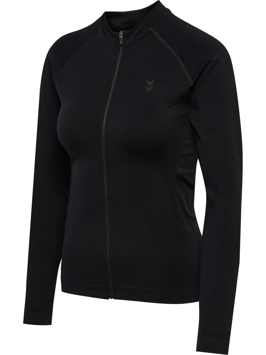 hmlFLOW ZIP BLOUSE, BLACK, packshot