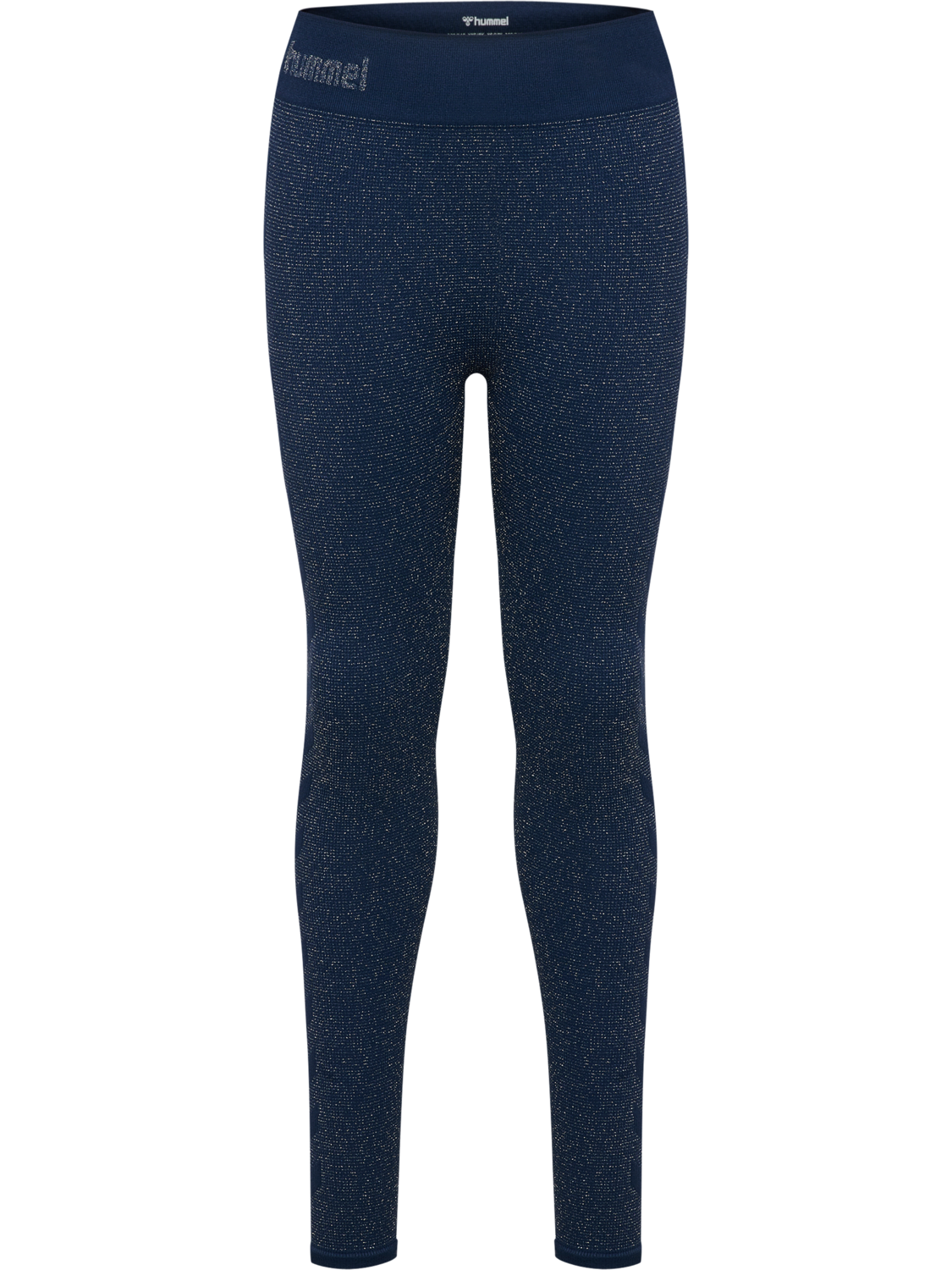 hmlJR SEAMLESS GLITTER TIGHTS, DRESS BLUES, packshot