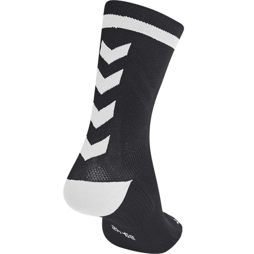 ELITE INDOOR SOCK LOW, BLACK, packshot