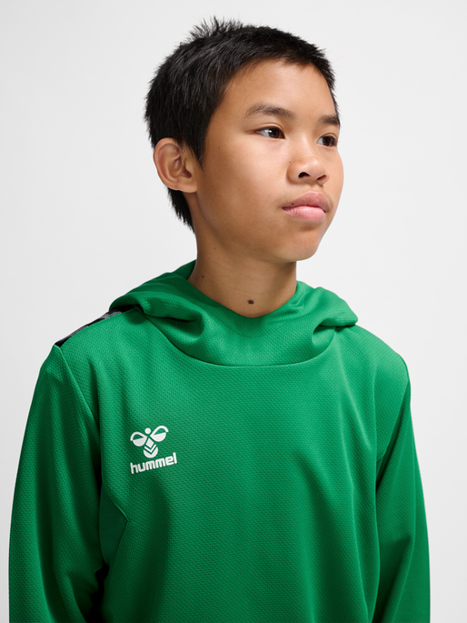 hmlAUTHENTIC PL HOODIE KIDS, JELLY BEAN, model