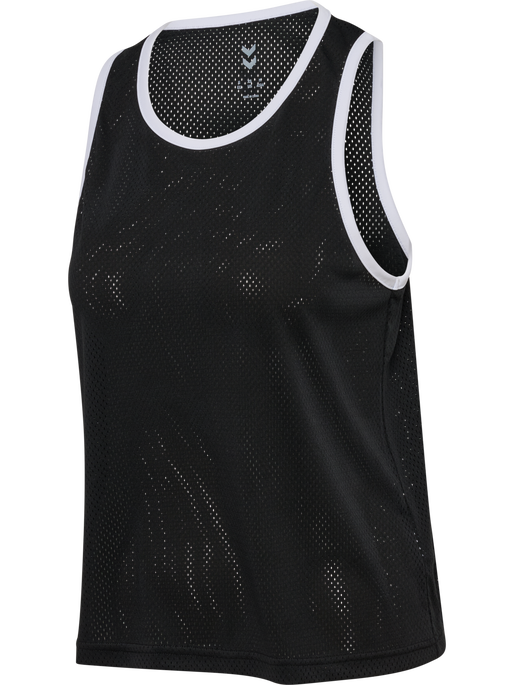 hmlPULSE MESH TANK TOP, BLACK, packshot