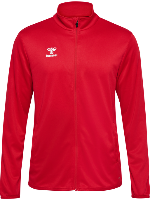 hmlESSENTIAL TRACK JACKET, TRUE RED, packshot