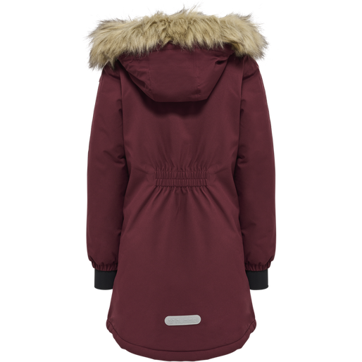 hmlLEAF TEX COAT, WINDSOR WINE, packshot