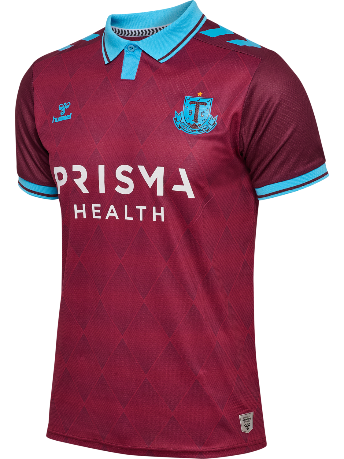 GREENVILLE 25 3RD JERSEY S/S, MAROON/ARGENTINA BLUE, packshot