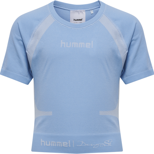 hmlSI SEAMLESS T-SHIRT S/S, BEL AIR BLUE, packshot