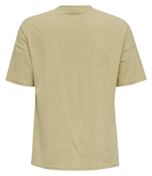 hmlBEACH BREAK T-SHIRT, PALE KHAKI, packshot