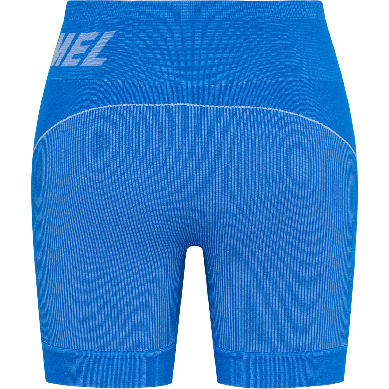 hmlTE CHRISTEL SEAMLESS SHORTS, PLACID BLUE/LAPIS BLUE MELANGE, packshot