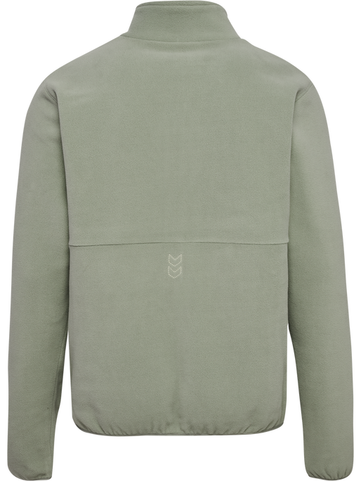hmlPULSE FLEECE JACKET, SEAGRASS hmlPULSE FLEECE JACKET, SEAGRASS, packshot