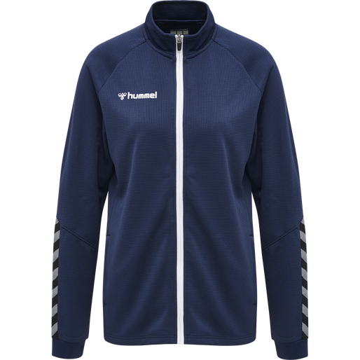 hmlAUTHENTIC WOMEN POLY ZIP JACKET, MARINE, packshot