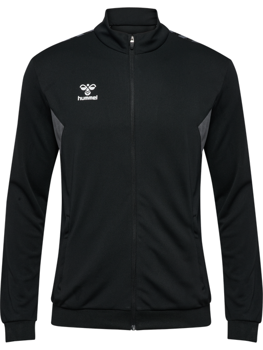 hmlAUTHENTIC PL ZIP JACKET, BLACK, packshot