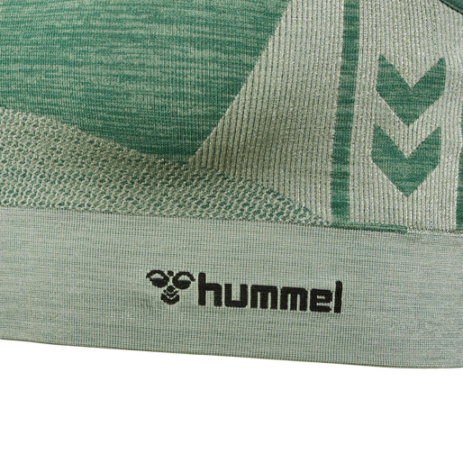 hmlCLEA SEAMLESS  SPORTS TOP, LAUREL WREATH/LILY PAD MELANGE, packshot