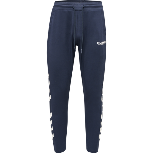 hmlLEGACY POLY TAPERED PANTS, BLUE NIGHTS, packshot