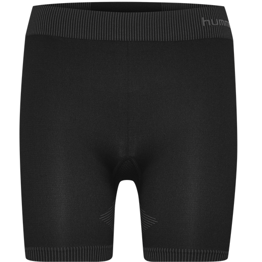 HUMMEL FIRST SEAMLESS SHORT TIGHTS WOMEN, BLACK, packshot