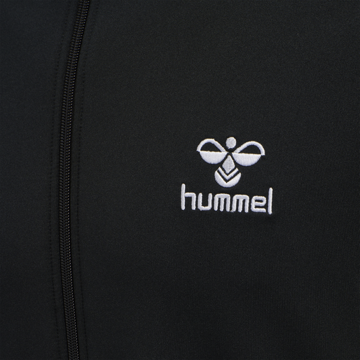 hmlNATHAN 2.0 ZIP JACKET, BLACK, packshot