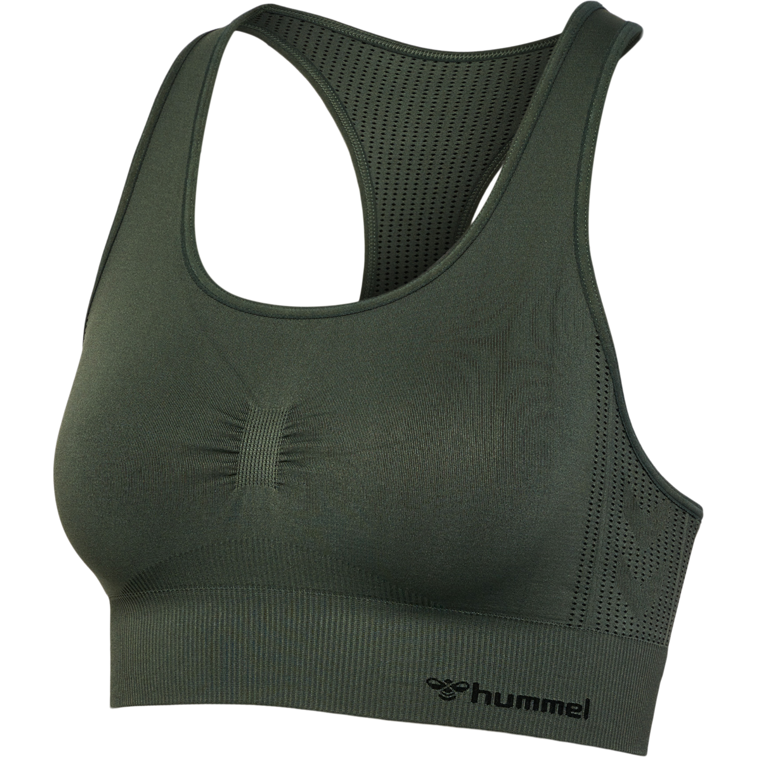 hmlMT SHAPING SEAMLESS SPORTS TOP, CLIMBING IVY, packshot