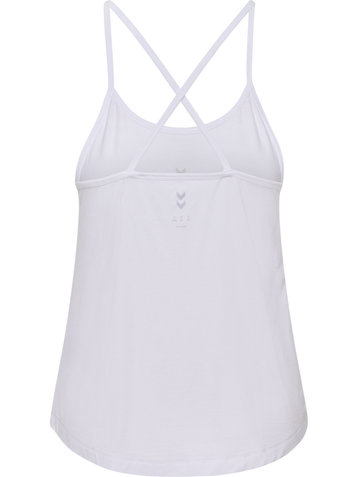 hmlYOGA SOFT W STRAP TOP, WHITE hmlYOGA SOFT W STRAP TOP, WHITE, packshot