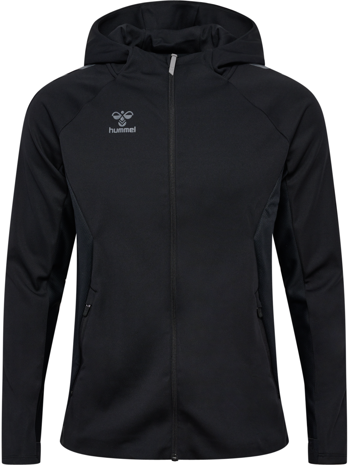 hmlCIMA 2.0 ZIP HOODIE, BLACK, packshot