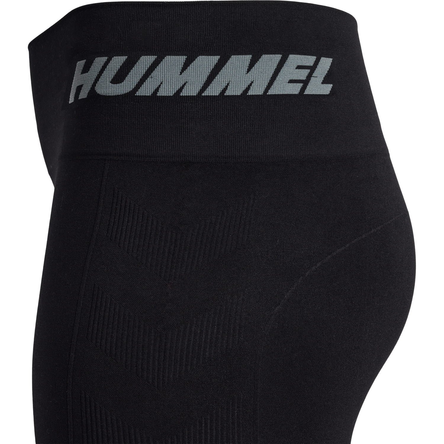 hmlTE PACE SEAMLESS HW TIGHTS PLUS, BLACK, packshot
