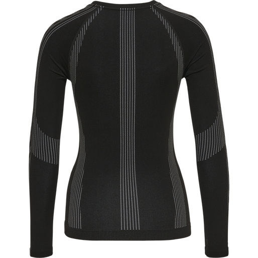 hmlMT SHAPING SEAMLESS T-SHIRT L/S, BLACK hmlMT SHAPING SEAMLESS T-SHIRT L/S, BLACK, packshot