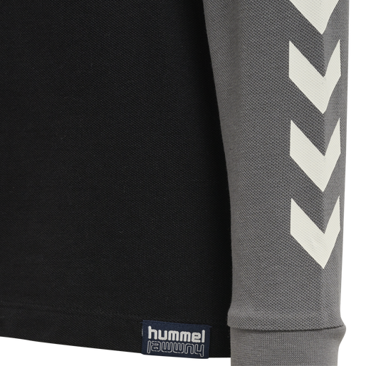 hmlANDERS T-SHIRT L/S, BLACK, packshot