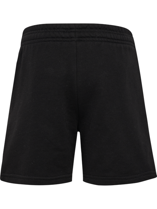 hmlMOVER COTTON BERMUDA SHORTS KIDS, BLACK hmlMOVER COTTON BERMUDA SHORTS KIDS, BLACK, packshot