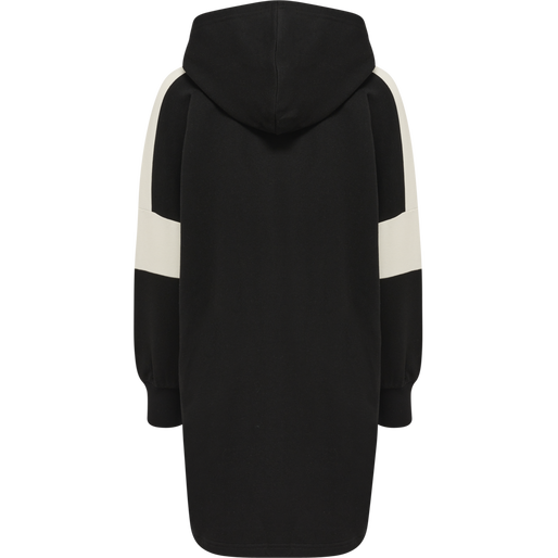 hmlMARLEE HOODIE DRESS, BLACK hmlMARLEE HOODIE DRESS, BLACK, packshot