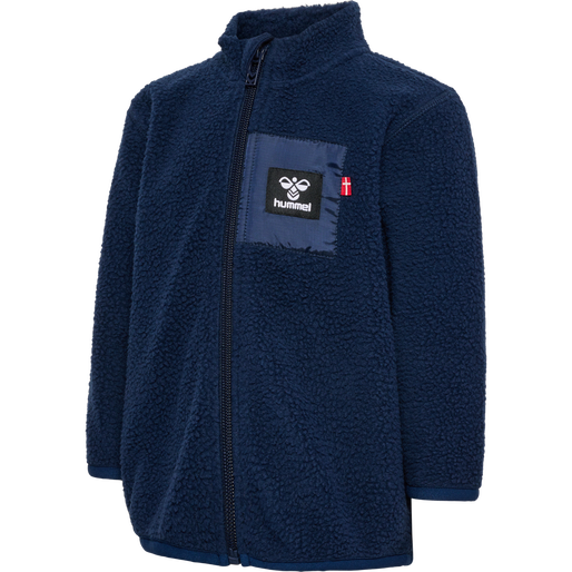 hmlATLAS ZIP JACKET, BLACK IRIS, packshot