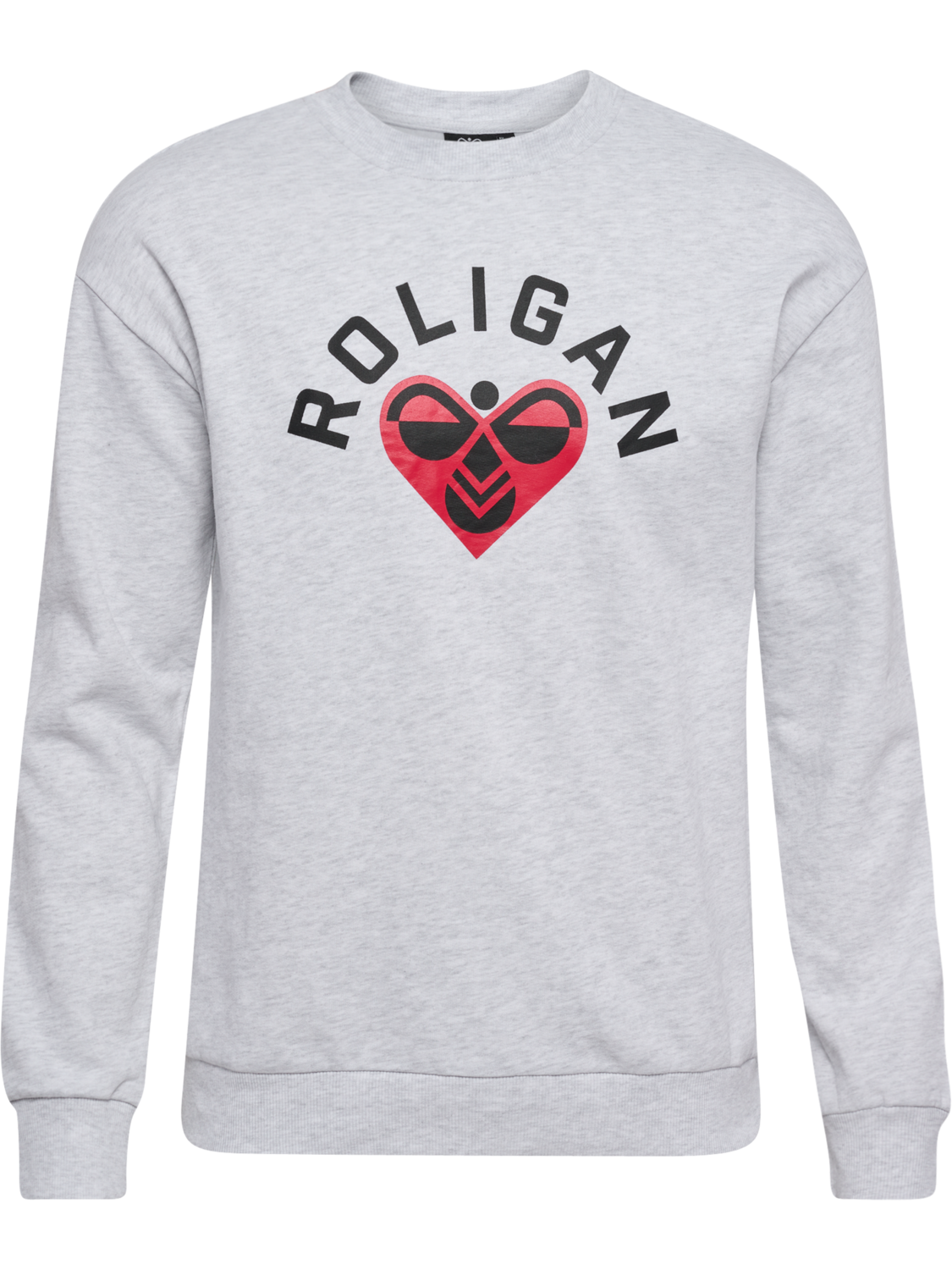 hmlROLIGAN SWEATSHIRT, LIGHT GREY MELANGE, packshot