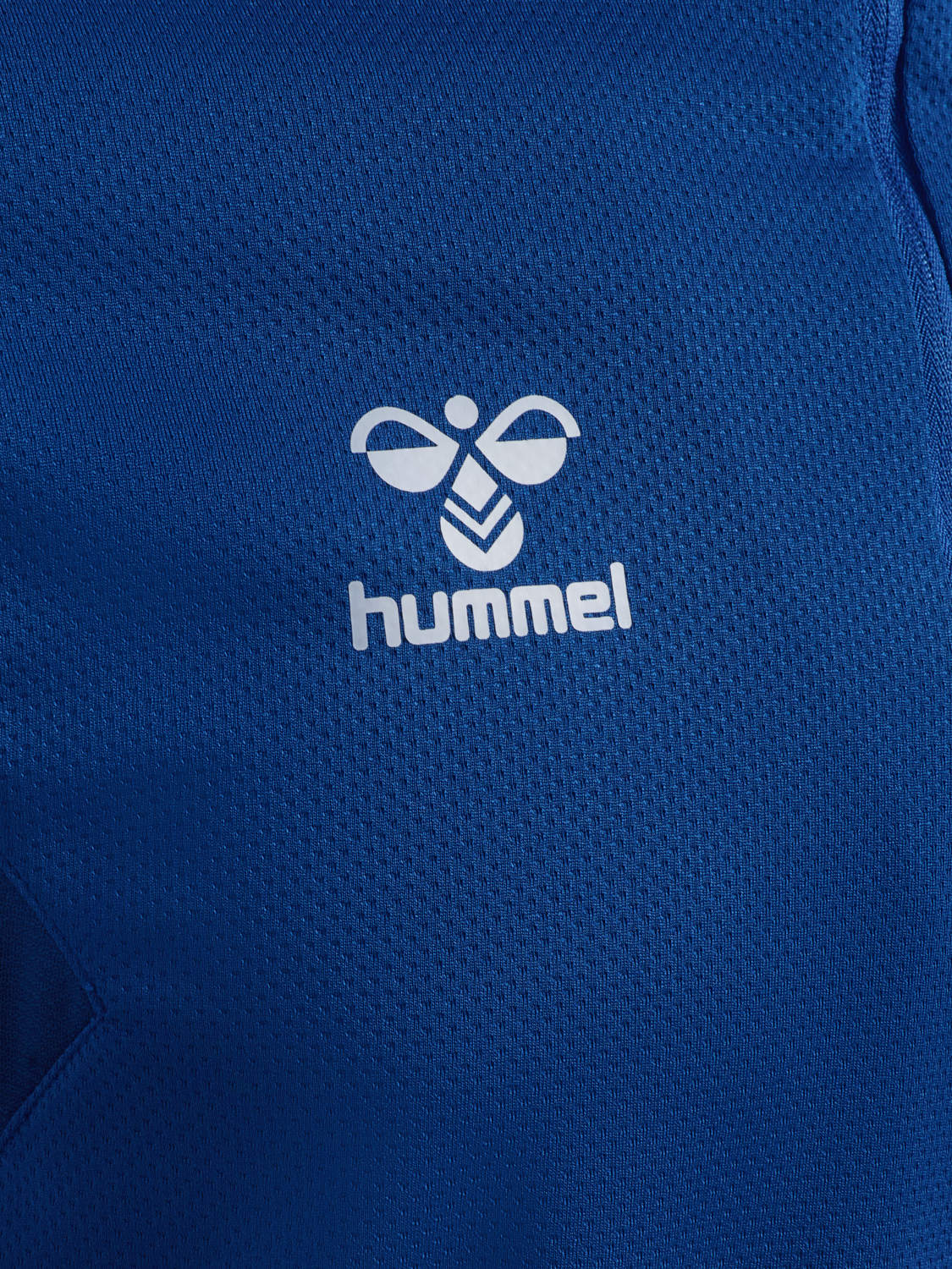hmlAUTHENTIC HALF ZIP SWEAT, TRUE BLUE, packshot