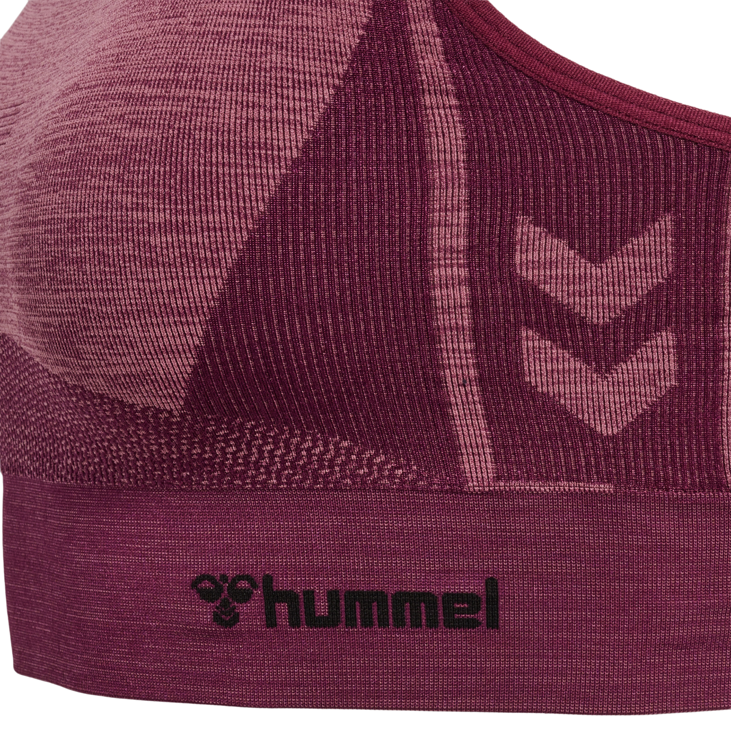 hmlCLEA SEAMLESS  SPORTS TOP, GRAPE WINE/CRUSHED BERRY MEL, packshot