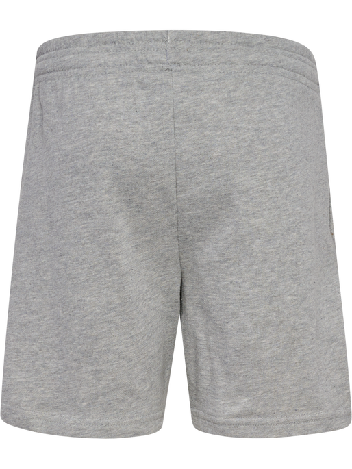 hmlMOVER COTTON BERMUDA SHORTS KIDS, GREY MELANGE hmlMOVER COTTON BERMUDA SHORTS KIDS, GREY MELANGE, packshot