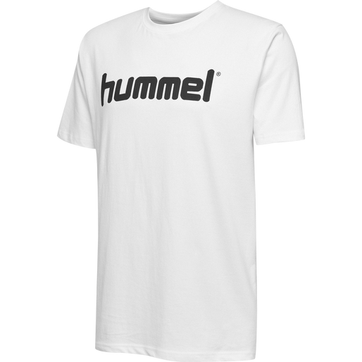 HMLGO COTTON LOGO T-SHIRT S/S, WHITE, packshot