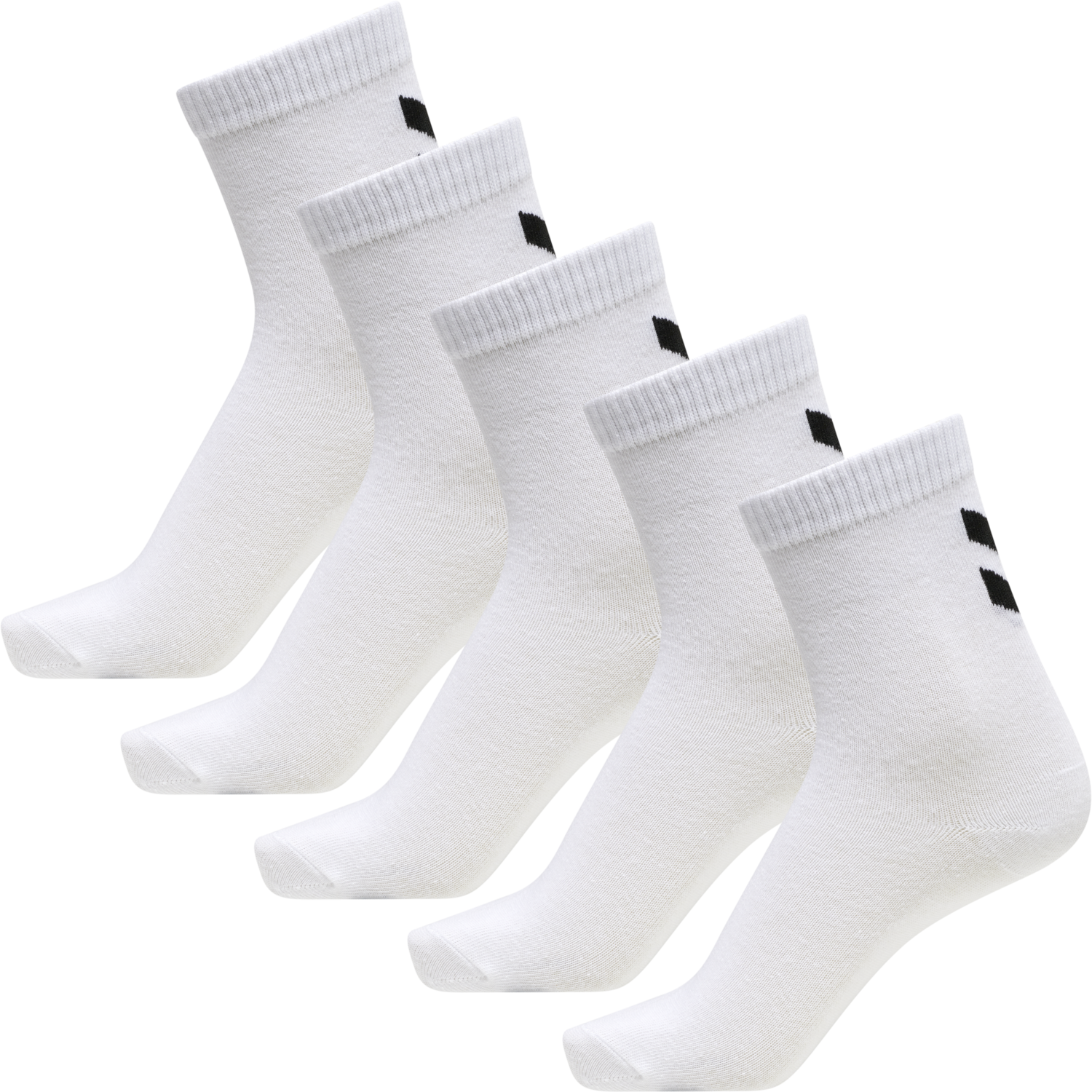 hmlMAKE MY DAY SOCK 5-PACK, BRIGHT WHITE, packshot