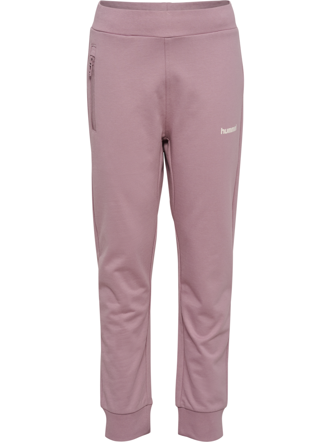 hmlJR REGULAR ADJ WAIST PANTS, SEA FOG, packshot