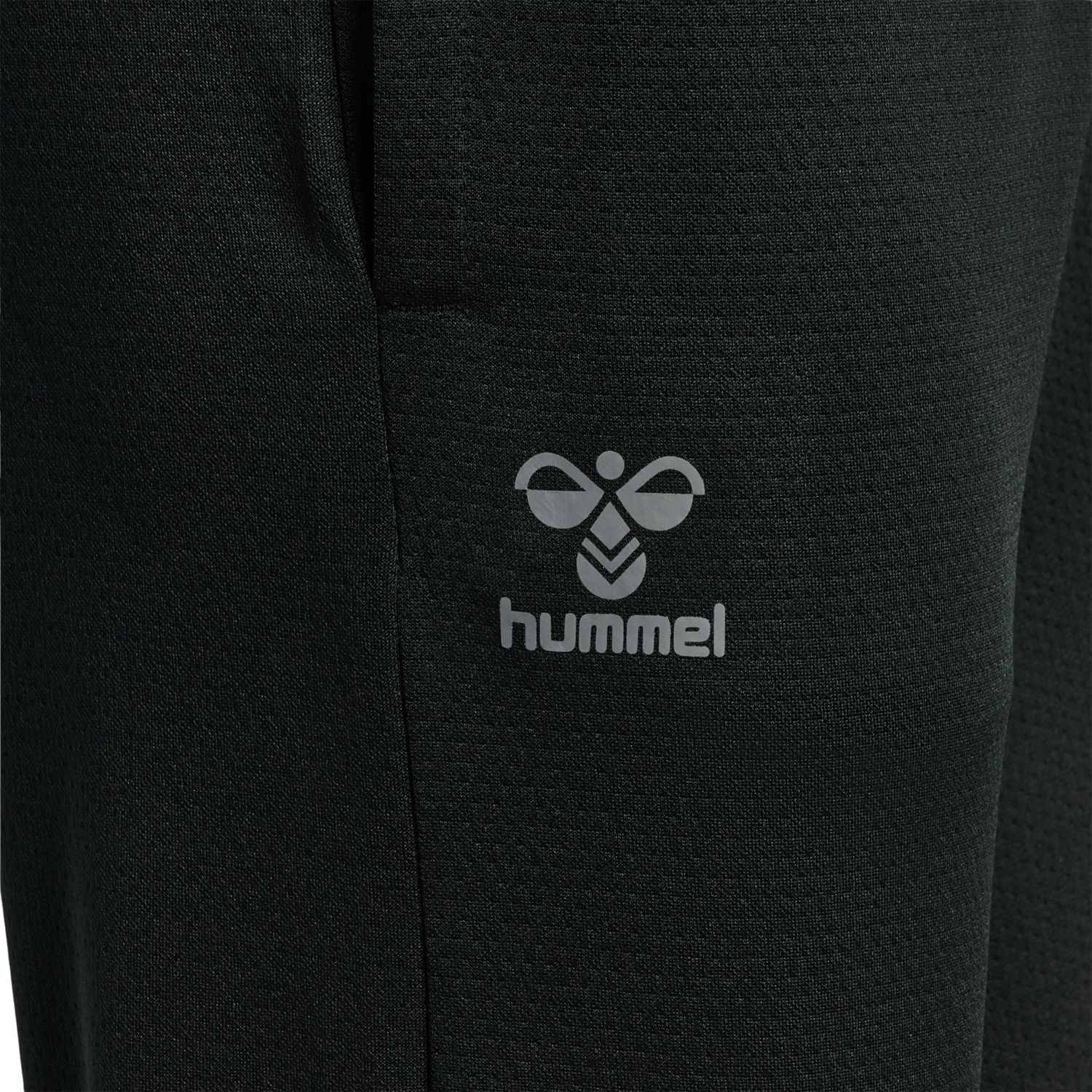 hmlQ4 POLY TRAINING PANT WO, BLACK, packshot