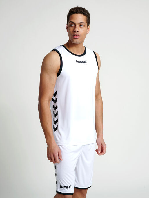CORE BASKET JERSEY, WHITE, model