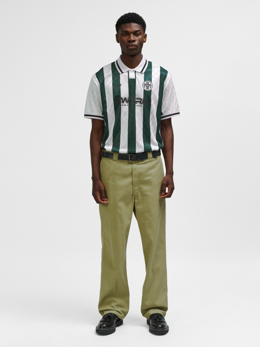 hmlLOOSE FOOTBALL JERSEY S/S, BLANC DE BLANC, model