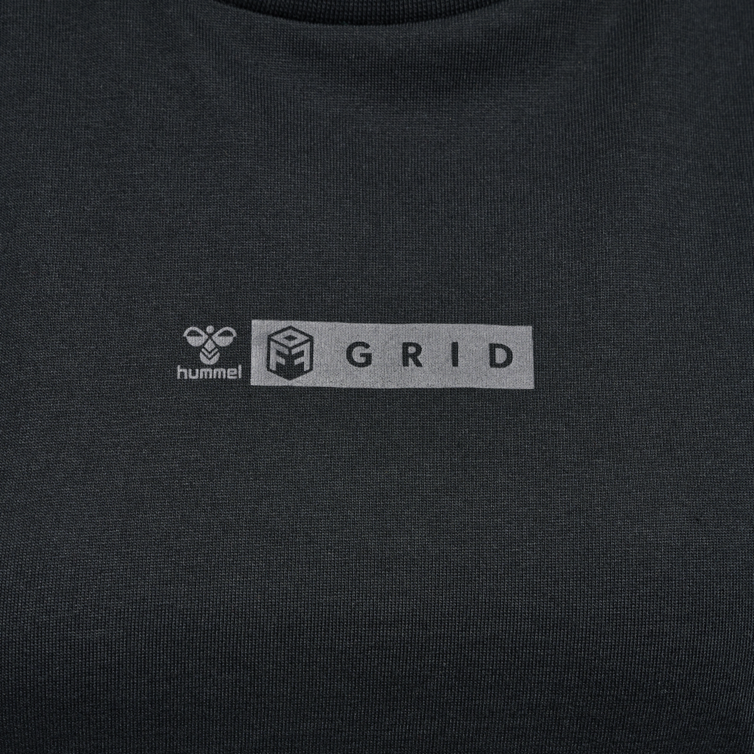 hmlOFFGRID TEE S/S WO, JET BLACK/FORGED IRON, packshot