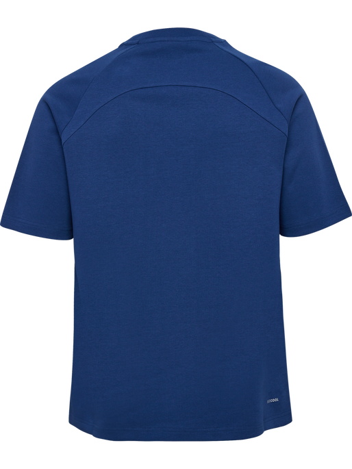 hmlTECH LOOSE T-SHIRT, ESTATE BLUE hmlTECH LOOSE T-SHIRT, ESTATE BLUE, packshot