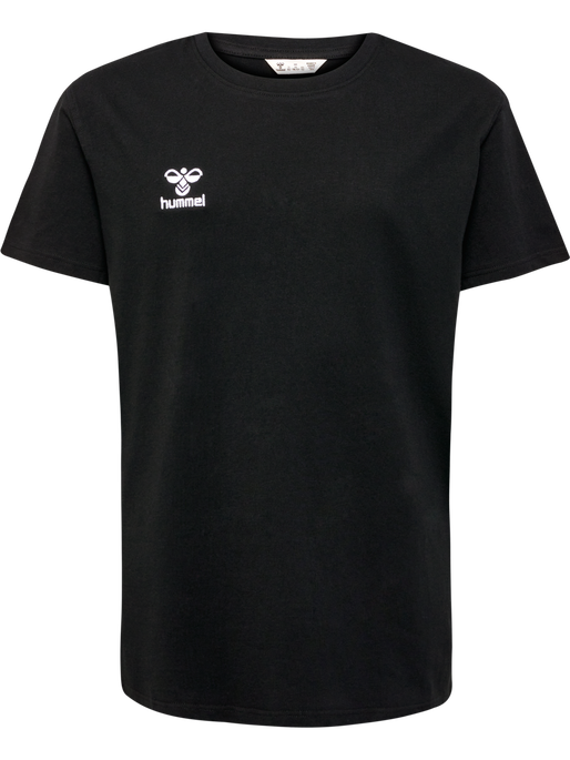 hmlGO 2.0 T-SHIRT S/S KIDS, BLACK, packshot